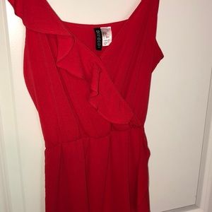 H&M red dress